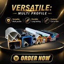 PC/ABS/PVC/PE/PP/TPU/TPV Eco-Friendly Durable OEM Extrusion Custom Plastic Profiles