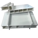 UPVC Square and Rectangular Plastic PVC Pipe Tubepvc Chamfer-Eco-friendly High Durability Customizable Size