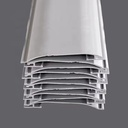 Wholesale Custom Eco-Friendly Durable PVC U-shaped Slot Profile LED Plastic Decorative Trim Boards and Panels for Exterior