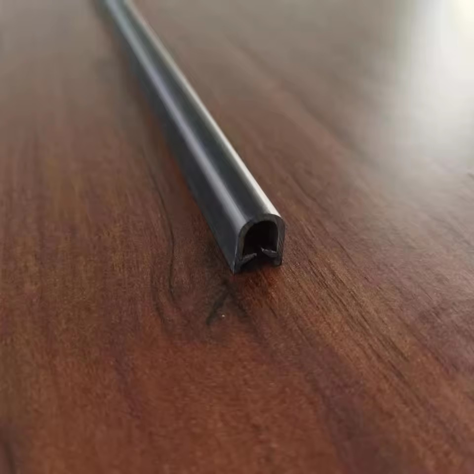 Custom Industrial-Style PVC U Channel Durable UPVC Rubber Plastic Edge Trim Profile Hospital Building Modern Plastic Extrusion