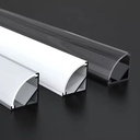 L054 Super Quality Alu Alloy Profile Channel Extrusion 90 Degree Angle Led Strip Lighting Corner Aluminum Led Profile