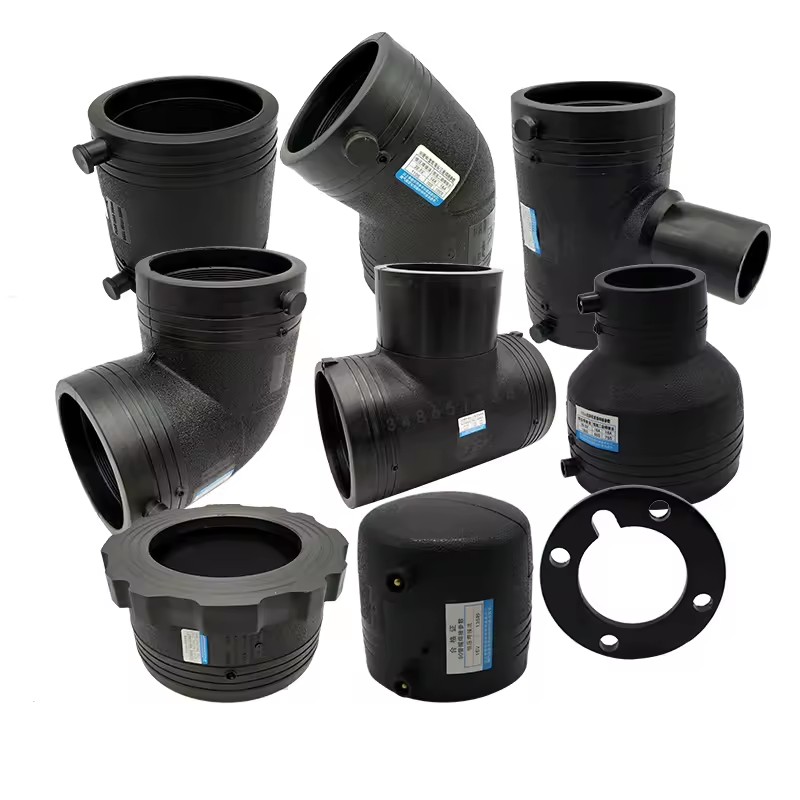 HDPE Electro Fusion PE100 High Pressure Pipe Fitting 63-400mm PN10 PN16 Equal Tee for Water Pipe with Injection Molding