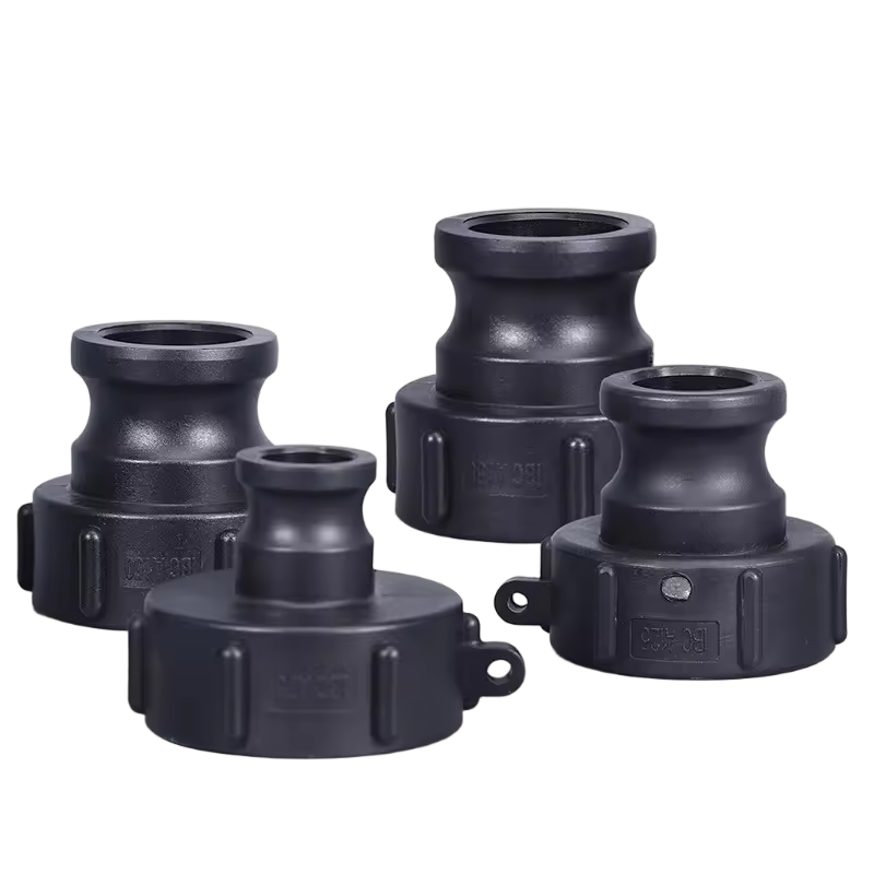 IBC Tote Adapter S60x6 Female Buttress 3/4" PP Camlock Fitting Smooth Food Chemical Grade High Pressure Water Transfer Connector