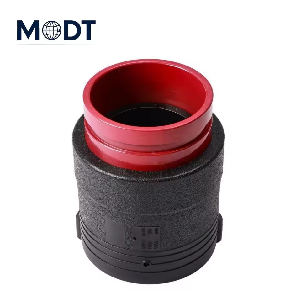 MDT PE100 HDPE Electrofusion Tee Transition Coupler Adapter 110mm DN110 PN16 SDR11 High Pressure Corrosion Resistant ISO4427