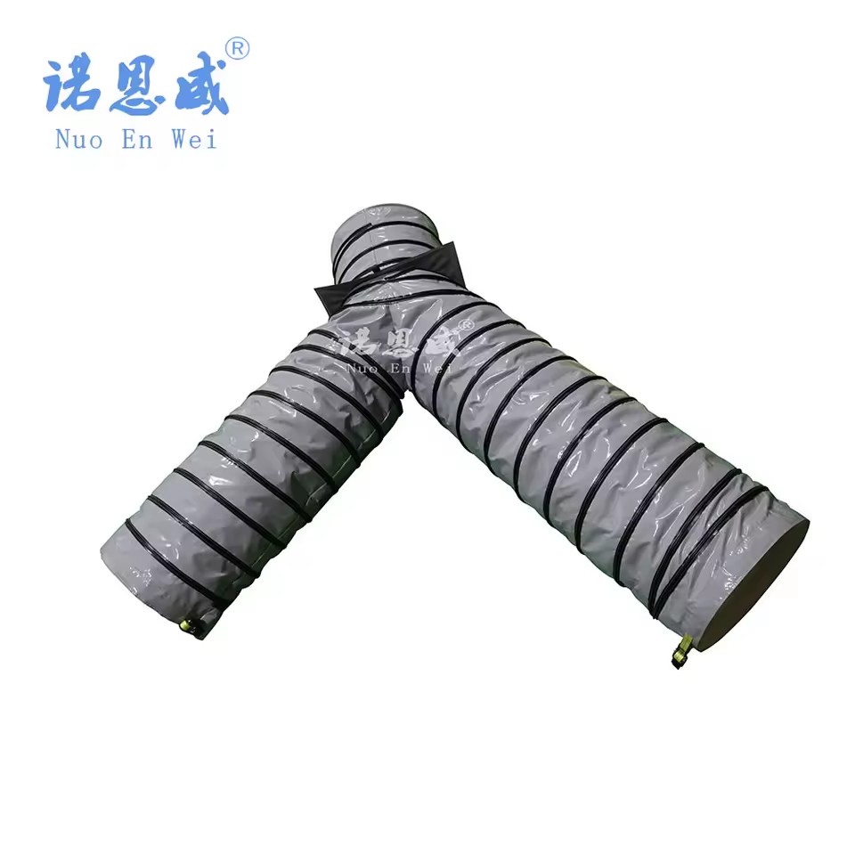 Best Price Tarpaulin Antistatic PVC Flexible Duct Canvas Three-way (four-way) air Duct