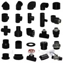 HDPE High Pressure Chemical Resistant Socket Fusion Coupler Pipe Fittings DN20-DN40 for Water Supply Drainage ISO4427