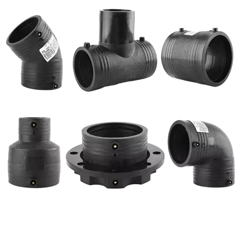 HDPE Electrofusion Coupling Fittings High Pressure Injection Molding for Water Supply