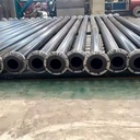 Custom Length UHMWPE Wear-resistant Pipe, Precisely Processed Feed Tube, Cut-to-size Wear-proof Industrial Conveyance Pipe