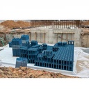 Construction Works Underground Storage Containers Rainwater Harvesting Cistern System PP Rainwater Collection Module