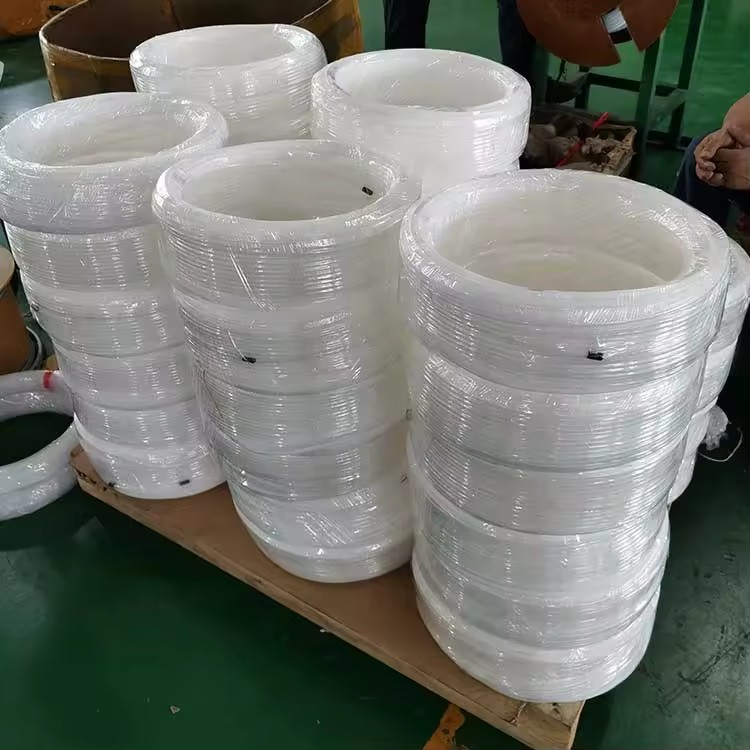1/4 Inch White PTFE Tube Soft Flexible Plastic with 4mm OD and 2mm ID Molding Grade
