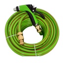 PVC Garden Hose Green and Pink 12mm X 15 30 50m Flexible Water Pipe for Home and Garden