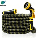 Non-Expandable Lightweight PVC Braided Garden Hose Flexible & Sun-Proof Irrigation Use Custom Lengths Available (50ft/100ft)