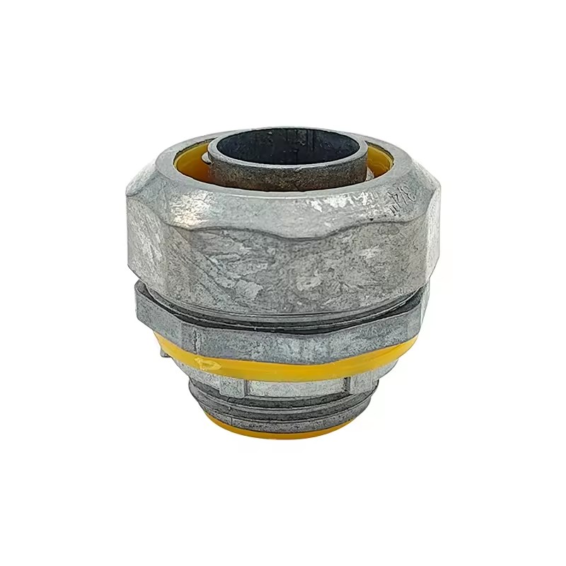 Metallic Zinc Alloy Liquid Tight Hose Fittings Flexible Conduit Connectors NPT3/4
