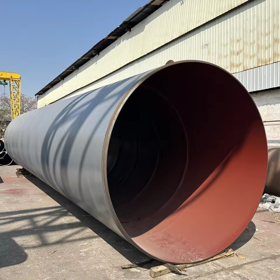 Heavy-Duty Black Carbon Steel Oval Pipe Q235B/Q345B Galvanized SMAW Anti-Corrosion Power Plant Circulating Pipeline