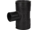 HDPE 50mm Low Pressure Electrofusion Equal Tee Three Way Flexible Plastic Pipe Fittings Gas Weld Connection UV Resistant