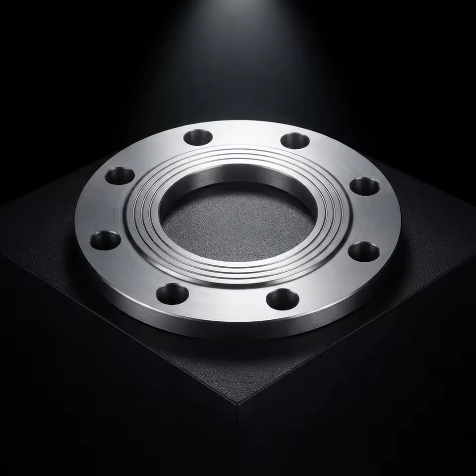 Flanges with 8 Bolt Holes in Zinc Plated Iron Pipe Fitting BS/NPT Threads 50mm Casting Low Pressure for DIY Air Gas Fittings