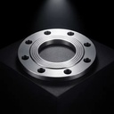 Flanges with 8 Bolt Holes in Zinc Plated Iron Pipe Fitting BS/NPT Threads 50mm Casting Low Pressure for DIY Air Gas Fittings