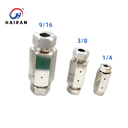 60K Water Jet Spare Parts 10079028/ 10078905/ 10078640 Straight Coupling 3/8 1/4 9/16