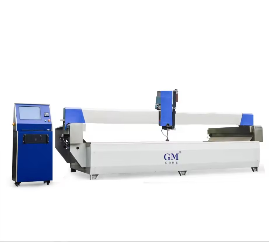 CNC Water Jet Glass Cutter with PLC Gear Gearbox Core Components Foam Groover Motor Bearing for Efficient Cutting