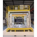 Industrial Inverted 6-Axis Sliding Table Gantry Robot UHP Pure Water Jet Cutter for Automotive Interior Fabric Leather Trim