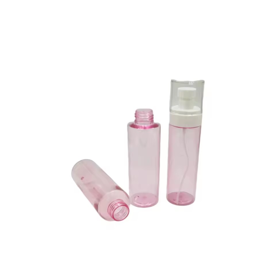 New Wholesale 150ml 160ml PET Thick Wall Skincare Bottles Jars Empty Cosmetics Packaging Set Plastic Cosmetics Bottles Shampoo