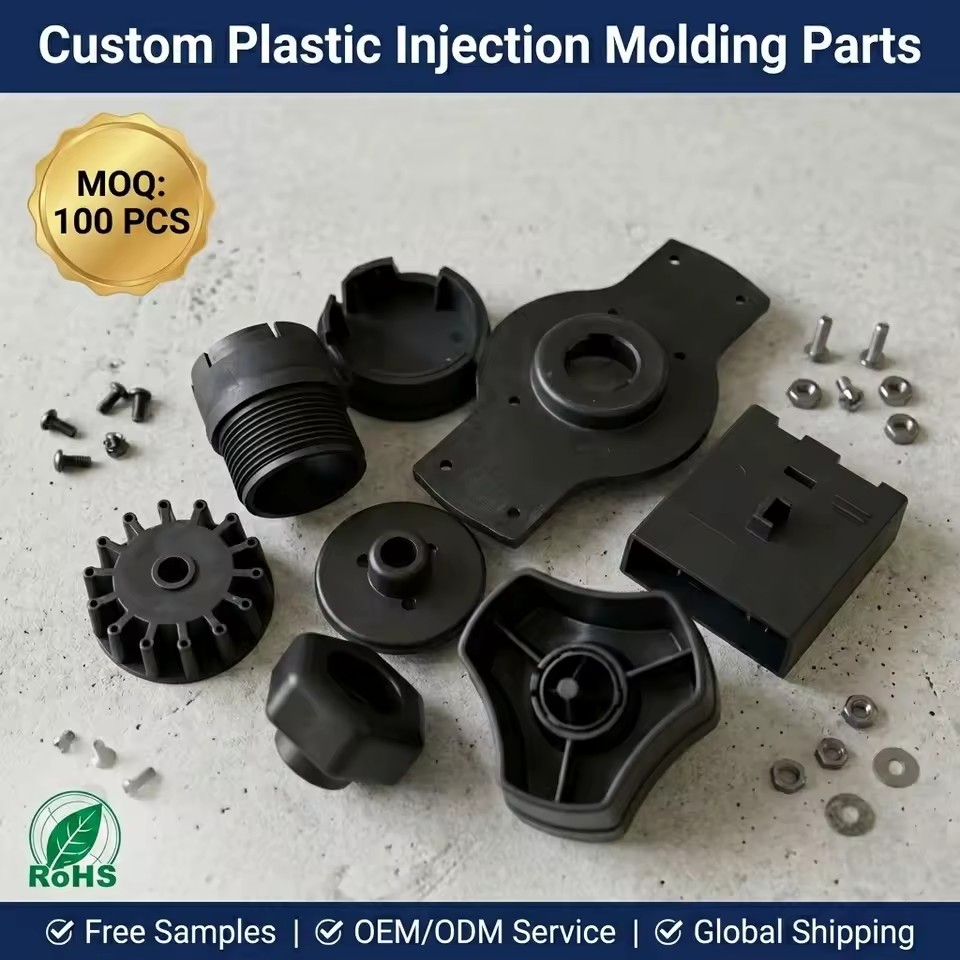 High Quality Injection Molded Plastic Cover Caps Polypropylene Plastic Parts Accept Customized