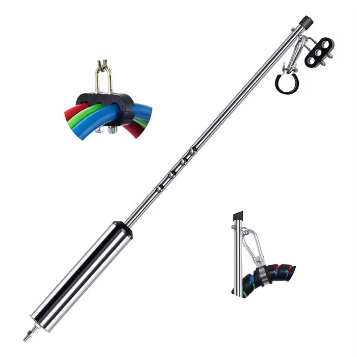 Heavy Duty 40 Inch Silver Chromed Steel Construction 3 1 Pogo Stick 6 Month Warranty High Quality Semi Truck Tractor Trailer