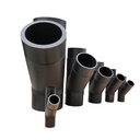 SMART JOINT PE100 HDPE Injection-Moulded Black 90MM Underground Pipeline Y Branches Lateral Tee Wye Flange Adaptor ISO