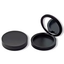 Black Cap Compact Powder Case Makeup Case with Mirror High Quality Eyeshadow Case with Mirror Cosmetic Carton Packaging Accept