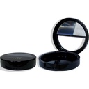 Black Compact Powder Container Blush Shading Powder Highlighter Makeup Compact Case Cosmetic PS Loose Powder