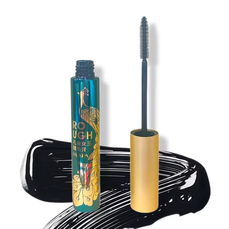 New Container Empty 10ml Eye Lash Serum Tube Green Mascara Tubes With Eyelash Wand