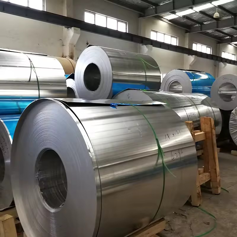 Industrial Food Grade Printed Embossed Aluminum Foil Jumbo Roll HVAC Duct Insulation Thermal Protection (0.006-0.2mm Thickness)