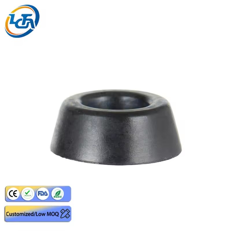 High-Temperature Resistant Non-Slip Silicone Rubber Feet Custom-Engineered High Quality Shock Absorption ISO 9001 Certified