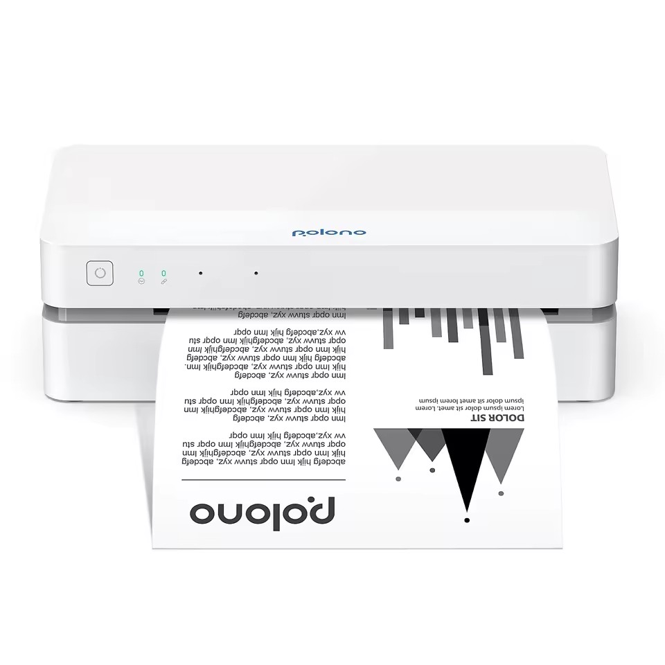 POLONO A4 Thermal Label Printer FT800 with for Interface 203dpi Resolution 1-Year Warranty