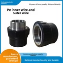 PE Internal-Thread & External-Thread Straight Fittings for Hot-Melt Butt Fusion Water Supply Pipes PE100 Grade Flexible Joint