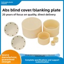 ABS Blanking Caps & Pipe End Plugs Flange Blind Plates with Cover Hexagon Head 20-400mm Excellent Sealing