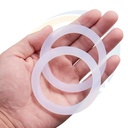 Longcheng Silicone Rubber Waterproof Gasket Molding/Cutting Custom Food Grade O-ring Seals Silicone Rubber Gaskets