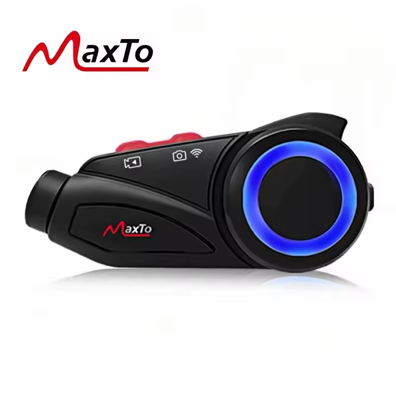 M3S IPX6 Waterproof Silicone Camera Helmet with 2K Ultra-HD for Intercom 270H Standby & 1-Year Warranty