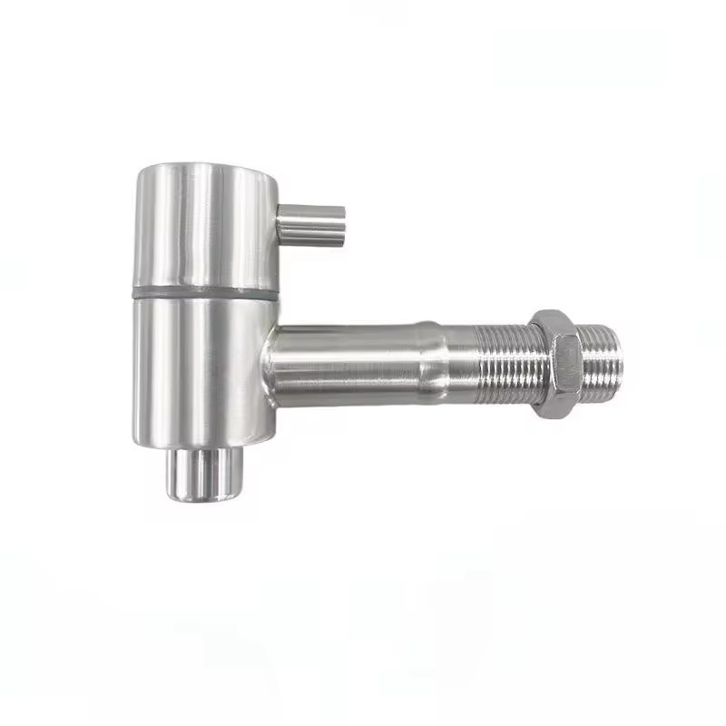 Hot Selling Hymowell Modern Design Single Handle Metered Faucets Stainless Steel 304 Spigot Single Hole Deck Mounted Directly