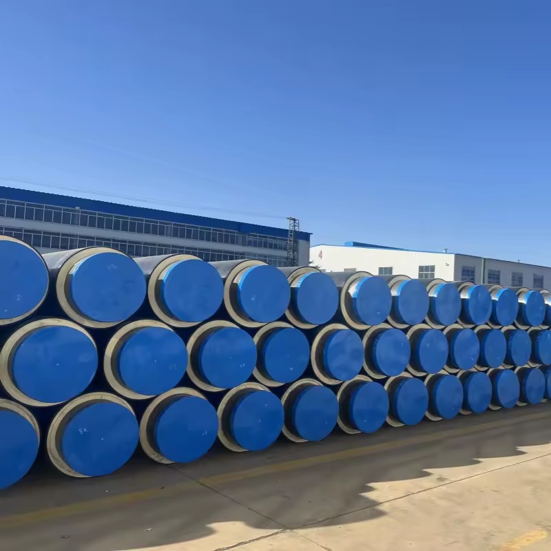 Modern Design Prefabricated Polyurethane Foam Insulation Pipe Direct Buried Underground Use API Certified 2.5Mpa Welding Cutting
