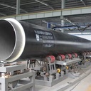 DN200mm ASTM A53 API 5L Underground Pre-polyurethane Foam Thermal Insulation Steel Pipe for Boiler Pipe District Heating Welding