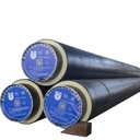 Underground Pre-Fabricated Direct Buried Polyurethane Foam Insulated Seamless Steel Pipe for District Heating Cooling Oil Gas