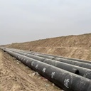 Direct Buried HDPE Jacket PUR Foam Thermal Insulation Pre Insulated API Certified Saw Pipe for Hot/Cooling Oil Cutting/Welding