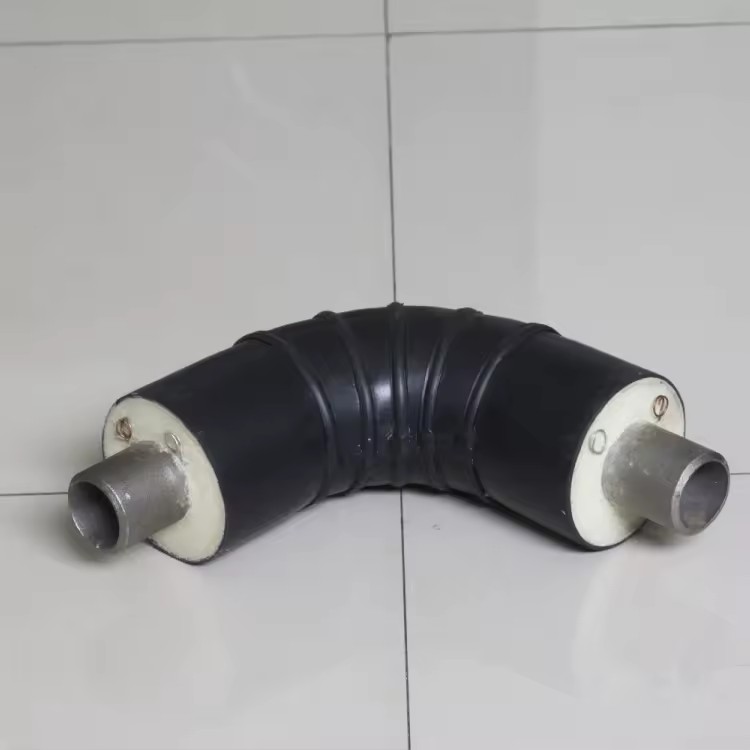 High Temperature ERW Steel Jacket Glass Wool Pre Insulated 3PE Pipe Fitting Bend/Elbow for Oil Pipe