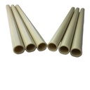 Custom 3/4 Inch Hard PVC Tube High Quality Golden Yellow Hard Extrusion Plastic Modling Processing Service Including Cutting
