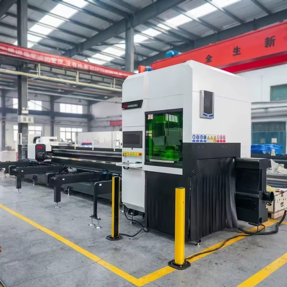 6000W HN-6023SN High Rotation Accuracy Raytools Cutting Head Tube Laser Cutting Equipment with Water Cooling System