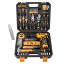 Multifunctional 8V Lithium Cordless Drill Set 133pcs Screwdriver Combo Kit with Battery Brushless Motor 1800W OEM ODM