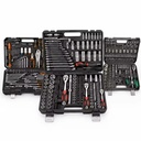 Wholesale 216pcs Mechanical Tool Box Hand Tool Kit Mixed Wrenches 1/2" 1/4" 3/8" Socket Set Garage Auto Repair Tool Set OEM ODM