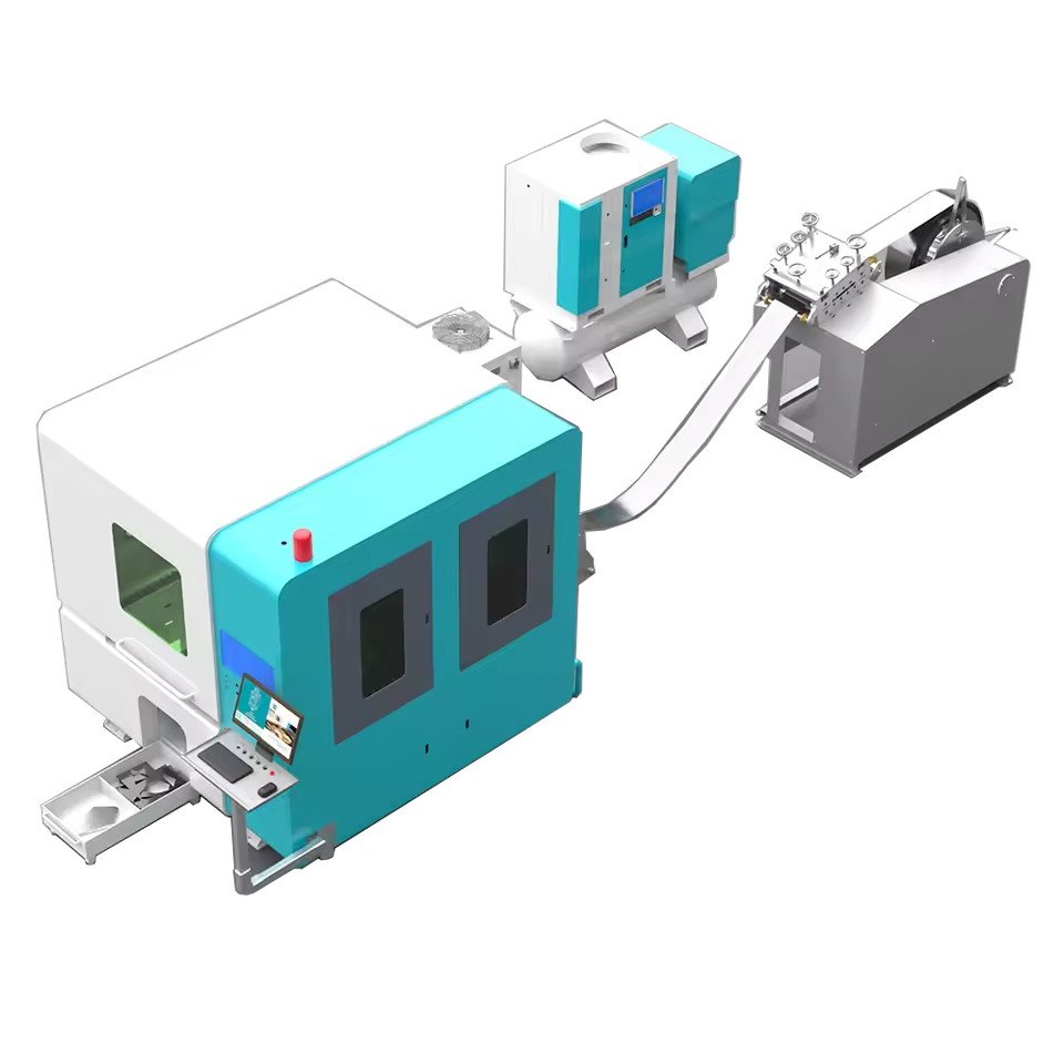Hand Saw Steel Strip/Coil Auto Fiber Raytools Laser Cutting Machine Automatic Uncoiling Leveling Feeding Correction