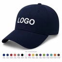 Custom Sporty Baseball Caps 100% Cotton Terry Jersey 6 Panel Adjustable Curved Brim 3D Embroidery Wholesale OEM Brand Logo